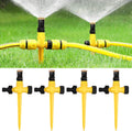 Arroseur de jardin: pivotant, réglable, 4 Pièces, jaune