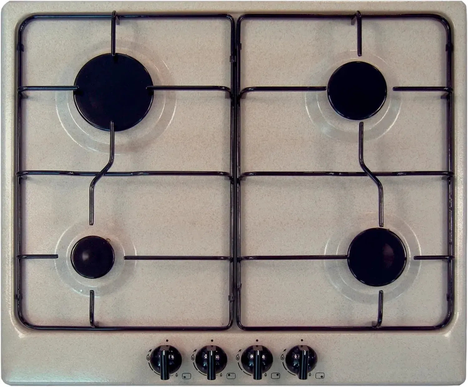 Plaque de Cuisson Intégrée Plados Star 60 – Gaz, Commande Rotative, 58x51 cm