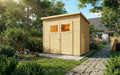 Abri de Jardin en Bois Mollie de Carlsson avec Panneaux Préfabriqués, Toit Monopente