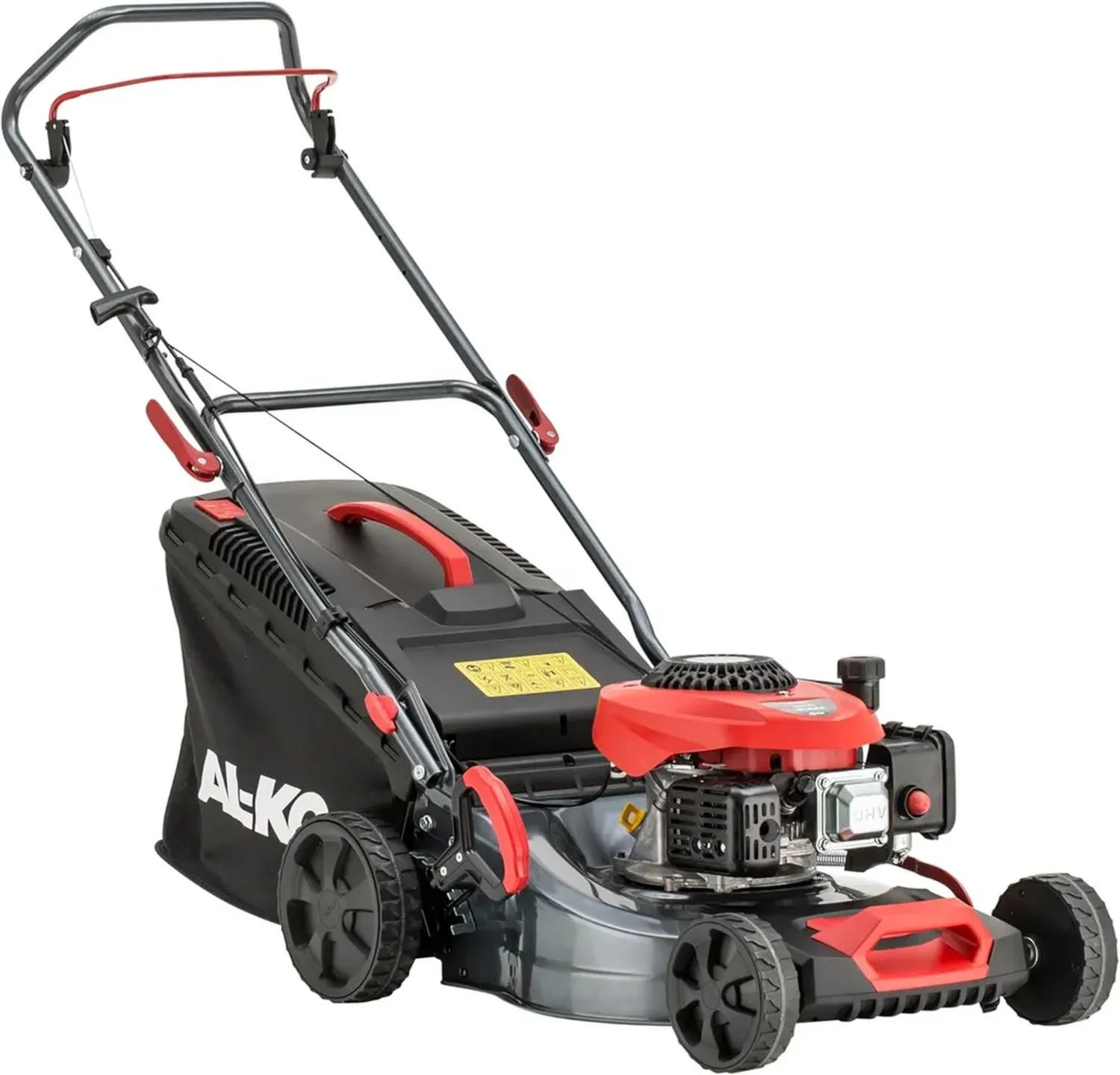 Tondeuse à Gazon Essence AL-KO Easy 4.16 P-D, Largeur 41 cm, Moteur 1,2 KW, Réglage Hauteur Central, Boîtier Acier, jusqu'à 600 m²