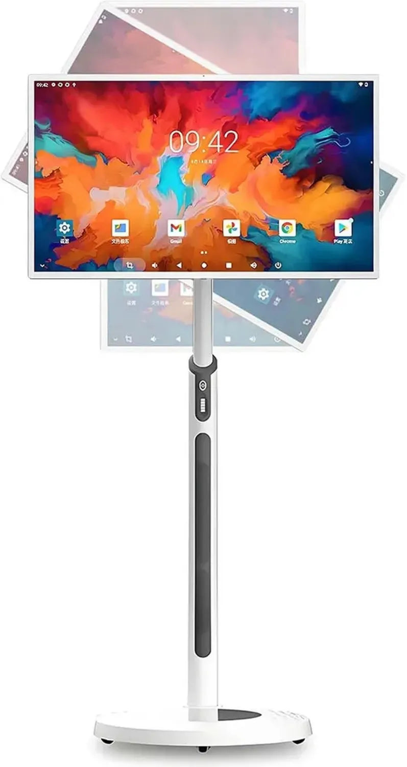 Téléviseur Mobile 32 Pouces, Écran Tactile HD Rotatif, Android 13, 8 Go RAM, 128 Go Stockage, Fonction Lift, Caméra Intégrée
