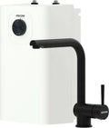 STIEBEL ELTRON Chauffe-eau Compact 5L avec Robinet Noir Mat, Anti-goutte, 2 kW