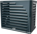 Coffre de Protection Climatiseur Extérieur en Aluminium Anthracite avec Support Réglable