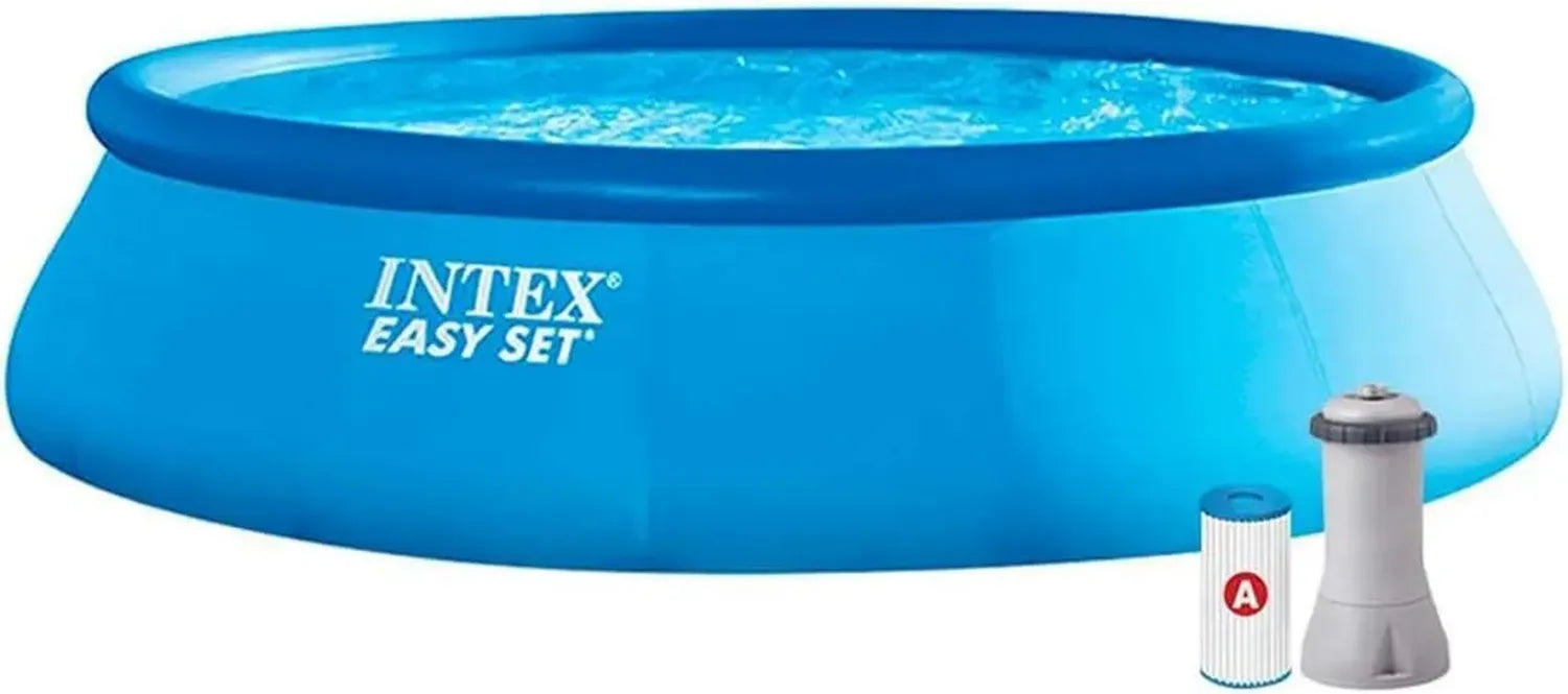 Ensemble Piscine Autoportante Intex Easy Set Ø 4,57 m x H 1,07 m