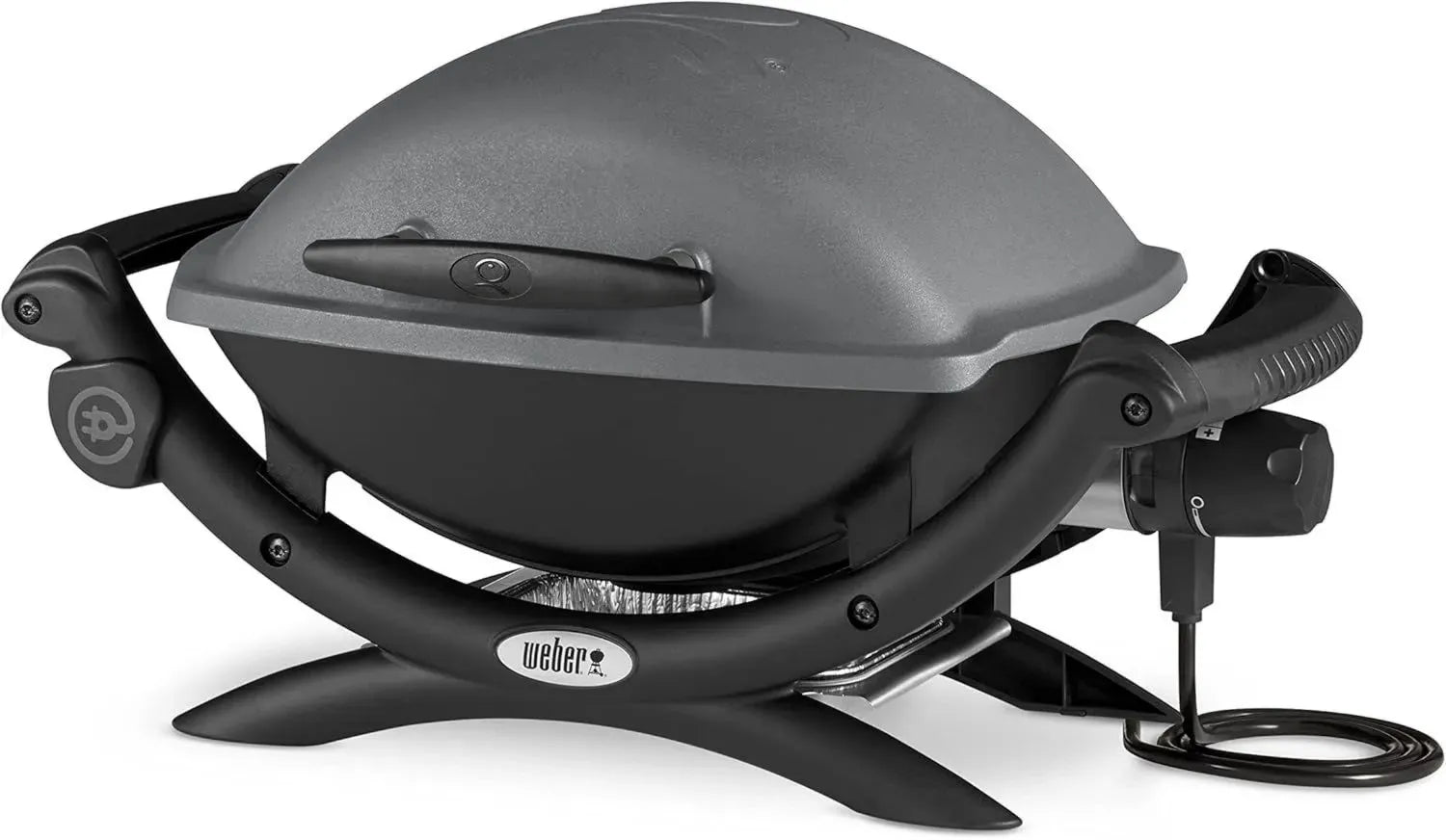 Barbecue Weber Q 1400 Noir/Gris en Aluminium Rectangulaire
