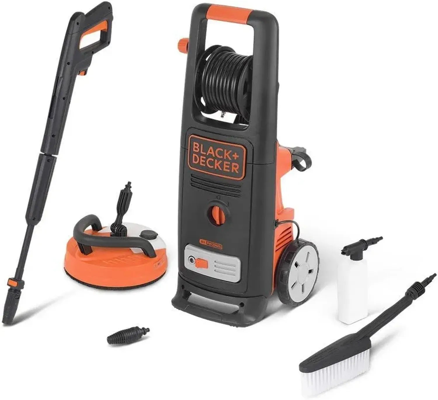 Black+Decker Nettoyeur Haute Pression 2000W avec Accessoires pour Patio