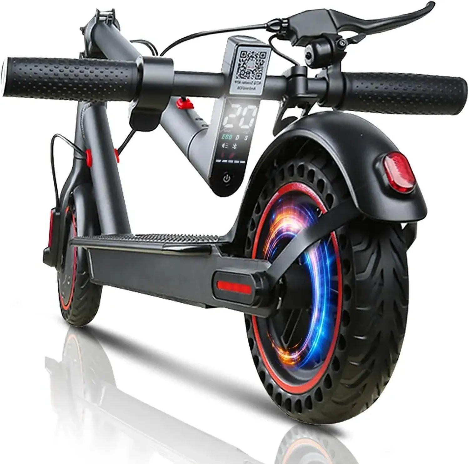 Trottinette Électrique Pliable Adulte 500W, Pneus Anti-crevaison 8.5'', Batterie 36V 7.8AH, Vitesse 25km/h, Double Système de Freinage, Avec Application, Charge Max 120kg