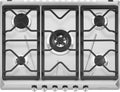Plaque de Cuisson à Gaz SMEG SRV576O, Acier Inoxydable, Design Universel