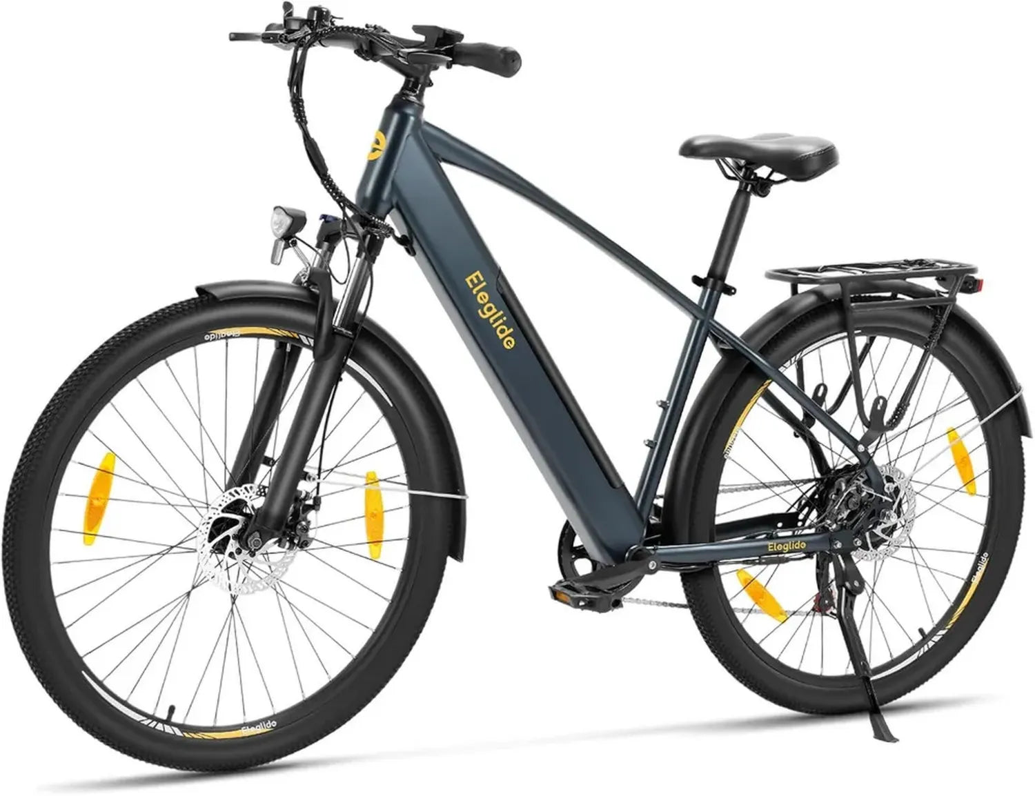 Vélo Électrique Eleglide T1 27,5' - Batterie 13 Ah - Autonomie 100 km - Moteur 250 W - 7 Vitesses Shimano - Unisexe - Freins à Disques