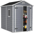Abri de Jardin Keter Manor 68, 4,1 m², Couleur Gris