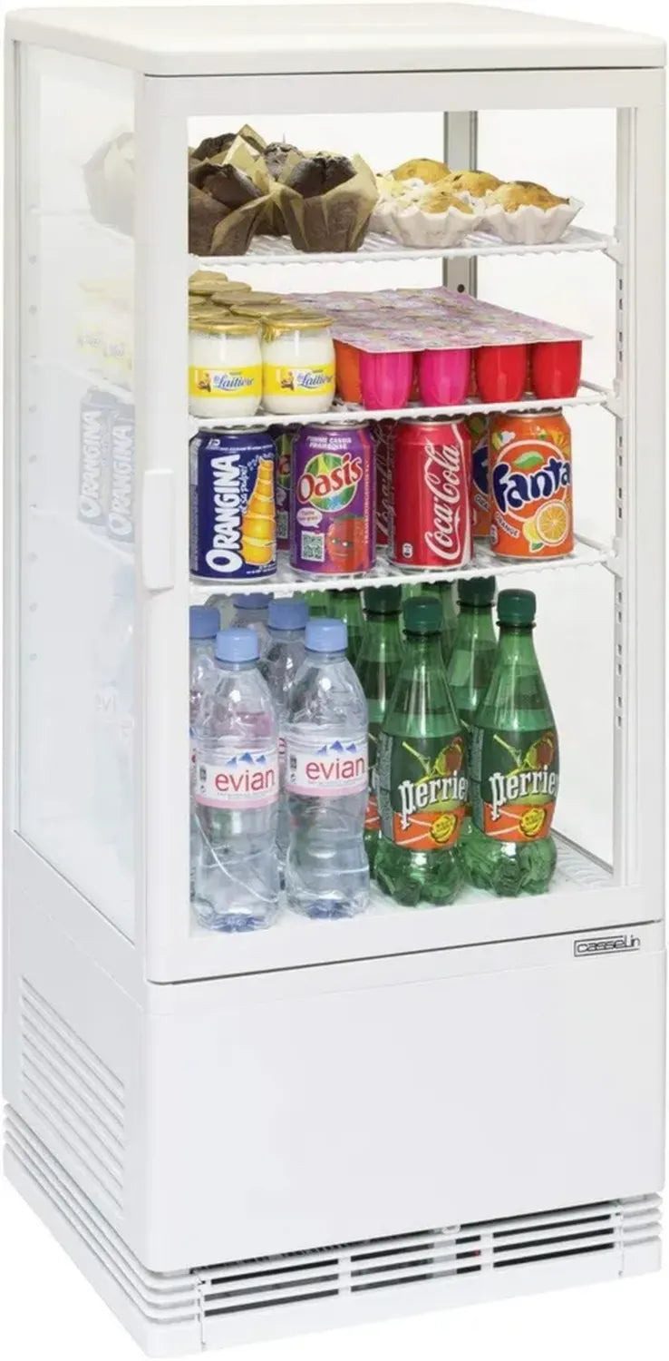 Vitrine Réfrigérée Compacte 78L Blanche - Casselin