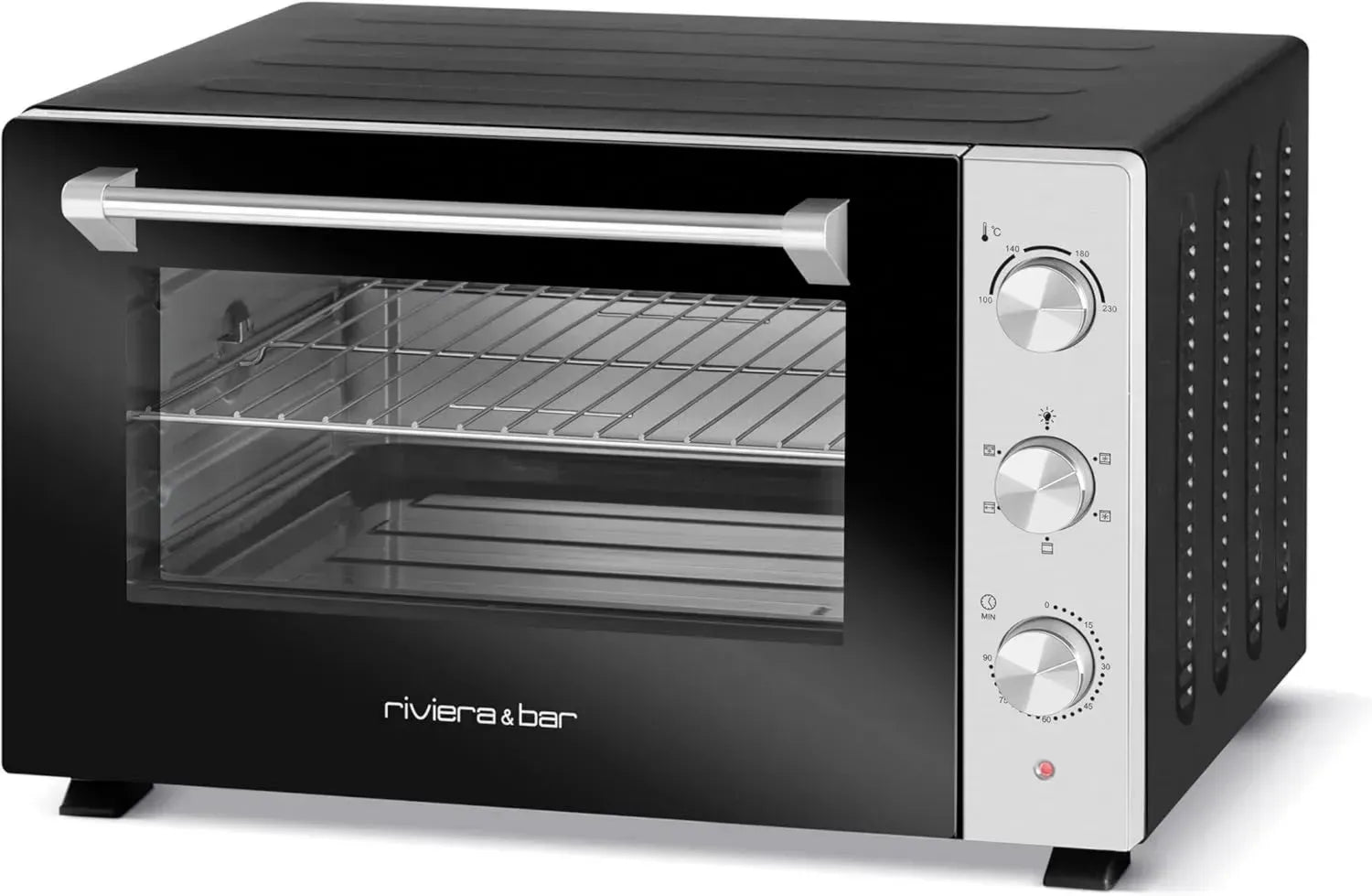 Four Compact Riviera & Bar 30L, 1500W - 5 Fonctions de Cuisson - Noir Mat