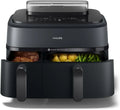 Friteuse à Air Philips Série 5000 - Double Panier, Cuisson Vapeur, 9L, 19 Modes, 90% Moins de Graisses, Nettoyage Facile