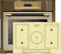 Kaiser Four Encastrable 80L + Plaque Induction Rétro 77 cm, Ensemble Cuisine EH 6726