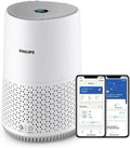 Purificateur d'air Philips Série 600 avec Capteur Intelligent et Filtre HEPA, Élimine 99,97% des Polluants, Pour Allergies, Jusqu'à 44 m², Contrôle via App, Blanc