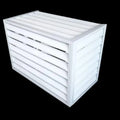 Cache en Aluminium pour Climatiseur Split Mini Extérieur, Protection Condenseur, Durable et Résistant