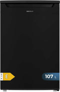 Réfrigérateur Mini Bolero CoolMarket 107L Noir avec Congélateur et Tiroir à Légumes - Classe Énergétique E