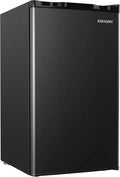 Réfrigérateur compact EUHOMY 0,9 m³ avec congélateur, porte simple et thermostat ajustable, économie d'énergie, idéal pour chambre et dortoir