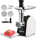 Hachoir à Viande Électrique 2200W, Multifonction avec Accessoires pour Saucisses