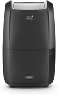 Déshumidificateur Portable De'Longhi AriaDry Multi 21L/24h - Purificateur d'Air, Séchage Rapide, Connectivité Wi-Fi et Alexa, Écran LCD, Anti-Moisissure, Gris