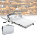 Machine à Abaisser la Pâte Manuelle pour Boulangeries et Pâtisseries, Appareil Professionnel Réversible pour Pâte Feuilletée, Épaisseur Ajustable