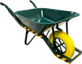 KELI - Brouette Professionnelle 85L, Roue Incassable, Charge 250 Kg, Poignées Ergonomiques, Chariot Robuste