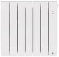 Radiateur électrique Bilbao 750W thermique à chaleur douce - Blanc Brillant