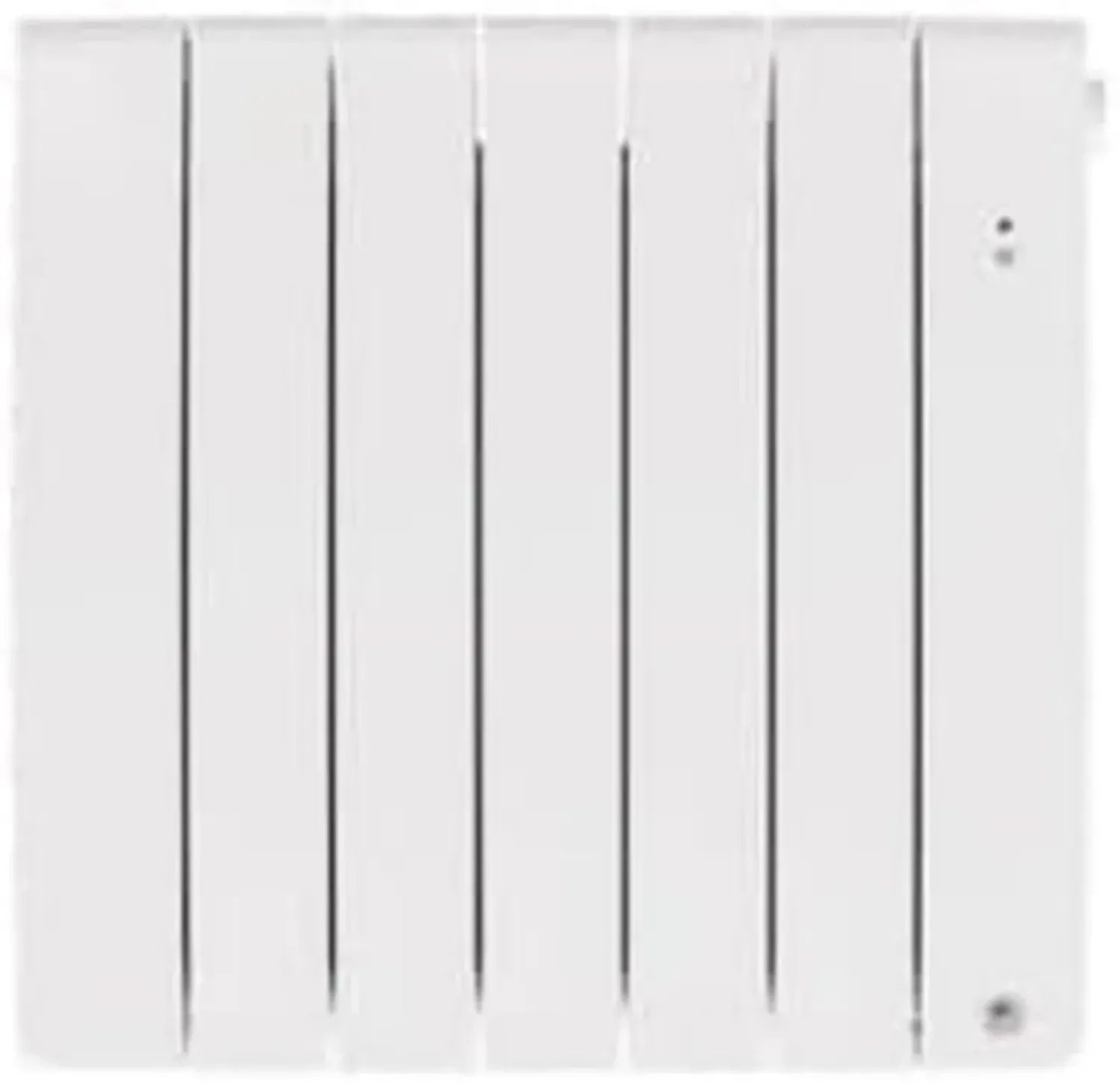Radiateur électrique Bilbao 750W thermique à chaleur douce - Blanc Brillant