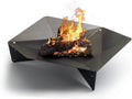 Cheminée Brasero Triple 120 en Acier Corten pour Terrasse et Jardin