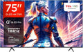 Téléviseur QLED 75 Pouces TCL 75T8B 4K UHD 144Hz, Smart TV Google TV, HDR Pro, Son Onkyo