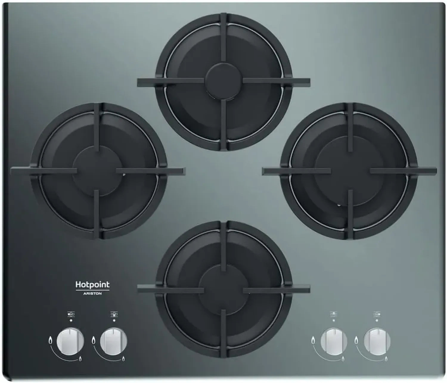 Plaque de cuisson à gaz Hotpoint 61 cm - Modèle HAGD 61S/MR
