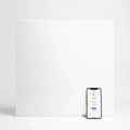 Radiateur Mural Intelligent Adax Neo Compact 500W - Wi-Fi, Commande Smartphone, IP24C, Blanc