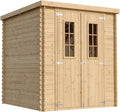 Cabane de Jardin en Bois - 3.53 m² - Rangements Vélo et Outils - TIMBELA M309C
