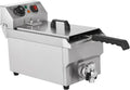 Friteuse Électrique Professionnelle 6L en Acier Inoxydable avec Égouttoir