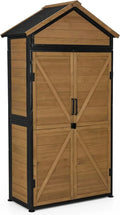 MCombo Armoire de Jardin en Métal, Résistante aux Intempéries - Extérieur 45x90x165 cm