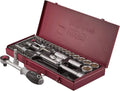 Coffret de clés à douilles 56 pièces avec cliquet et embouts hexagonaux pour véhicules