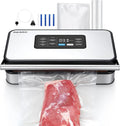 INKBIRD Appareil de Cuisson Sous Vide Professionnel, Pompe Puissante, Mode Sec/Humide/Liquide, Débit 20L/min, 160W, Fonctionnement Silencieux, Coupeur et Rangement Intégrés, Sacs Inclus