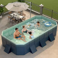 Piscine portable rigide pour adultes, idéale pour espaces extérieurs