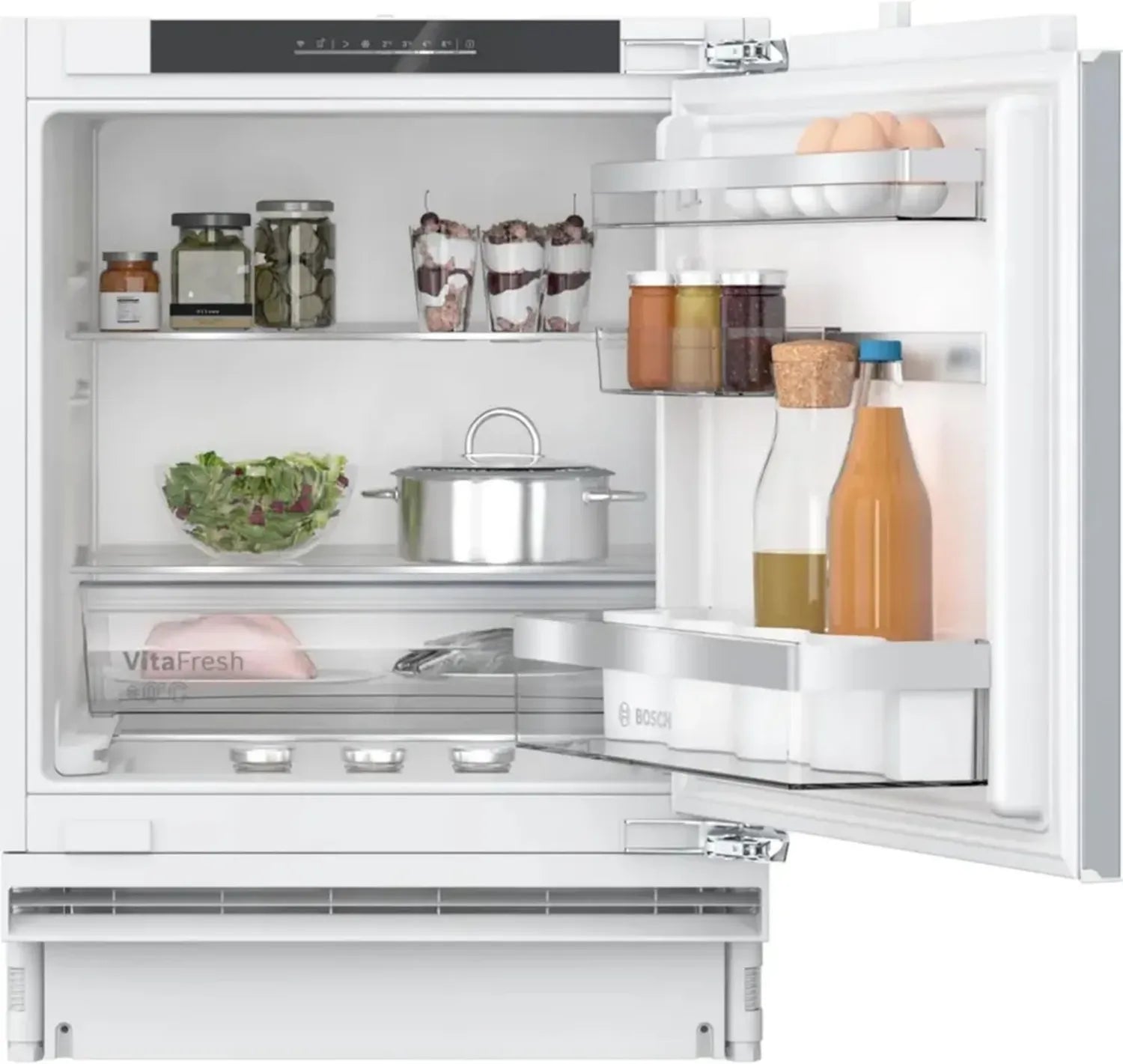 Réfrigérateur encastrable Bosch Série 6 134L - VitaFresh 0º pour une fraîcheur optimale - Silencieux et rapide
