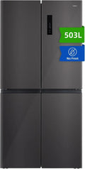 Réfrigérateur Américain CHIQ 503L, Multi-Portes, Compresseur Inverter, Sans Givre, Circulation d'Air Multiple, Écran Tactile, 177,5 cm Hauteur
