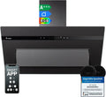 Hotte Aspirante Murale KKT Kolbe, 90 cm, 782 m³/h, Noir, Contrôle Smart WiFi