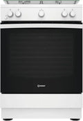 Cuisinière à gaz INDESIT IS67G1KMW/E avec four intégré