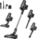 Aspirateur Balai Sans Fil Eureka NEC410BK, Léger et Rechargeable pour Sols Durs et Poils d'Animaux, Noir