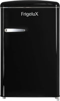FrigeluX Réfrigérateur Vintage 108L Noir Compact