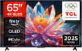 TCL 65T6C Téléviseur Intelligent QLED 4K UHD 65 Pouces, HDR Dolby Atmos