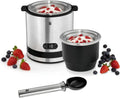 WMF Sorbetière 3 en 1, 12 W, Acier Chromé