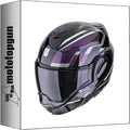 Casque Modulable Moto Scorpion Exo-Tech Evo Furio Caméléon Noir Taille L