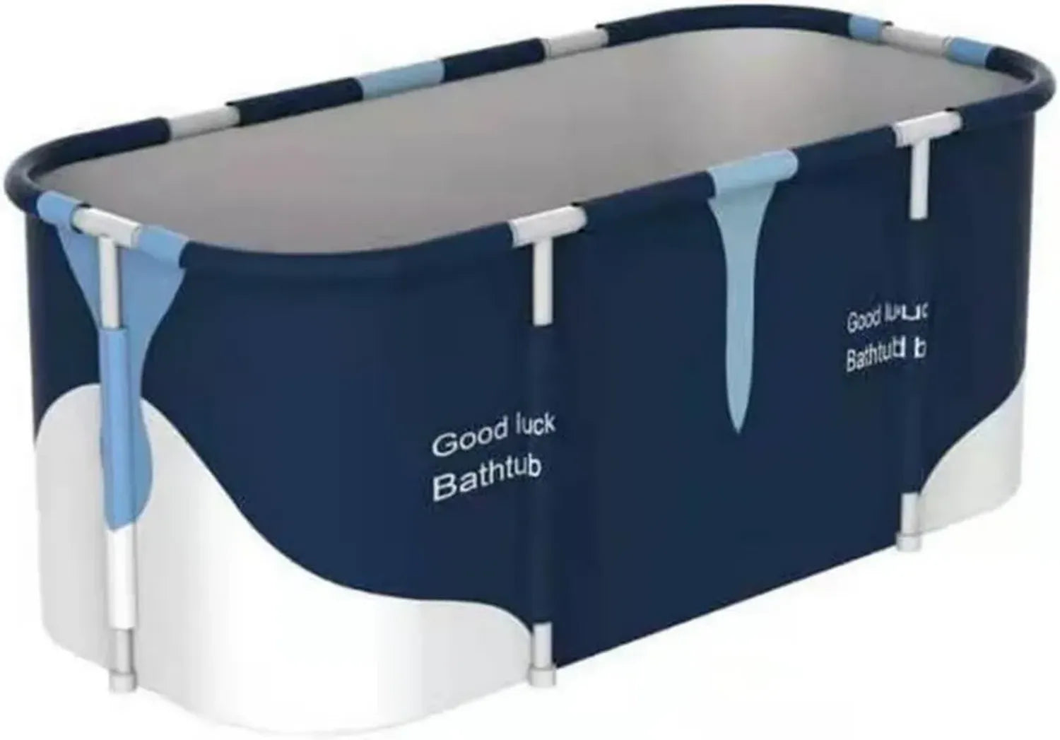 Baignoire pliable portable pour toute la famille, idéale pour spa à domicile, bain chaud ou glacé (61 x 150 x 50 cm)