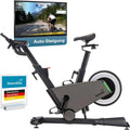 Vélo de Spinning Skandika Kliva SMART avec LED, Inclinaison et Résistance Ajustables