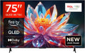 TCL TV QLED 4K 75 Pouces UHD Smart avec HDR, Dolby Atmos, Alexa